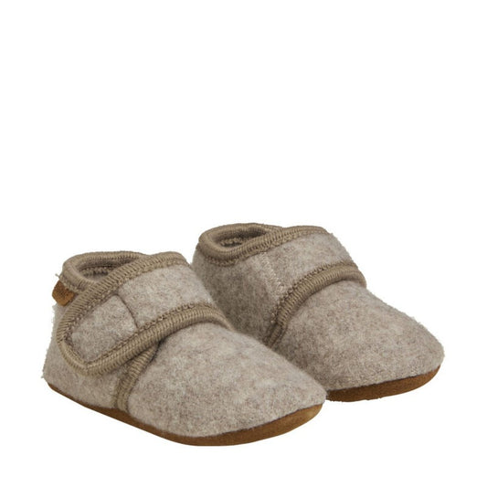 Wollen slippers - sand -
