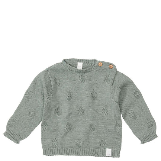 Baby Sweater Nuts - Shadow Green