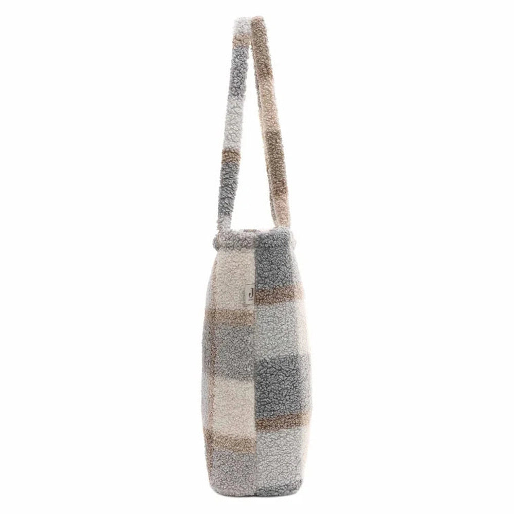 Jollein Luiertas Shopper - Check Boucle