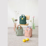 Lässig Rugzakje Mini Square Backpack Little Gang - Lemon Dark Green
