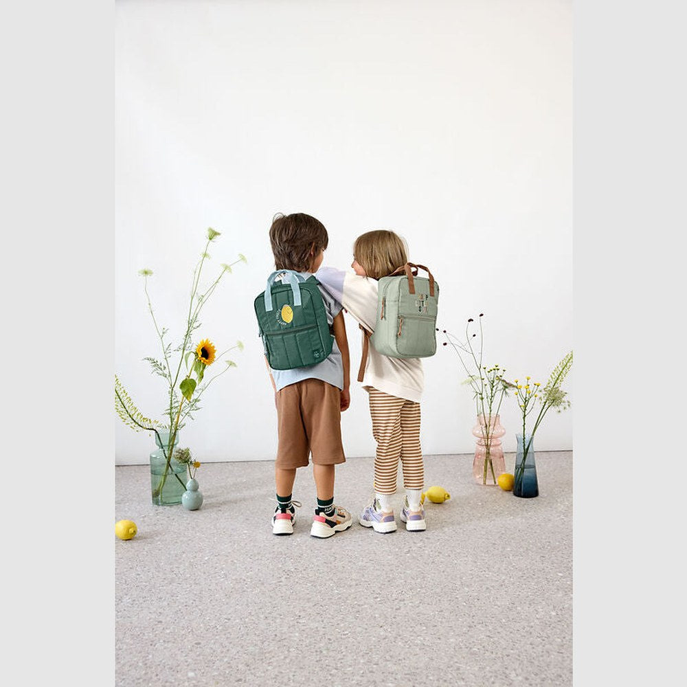 Lässig Rugzakje Mini Square Backpack Little Gang - Lemon Dark Green