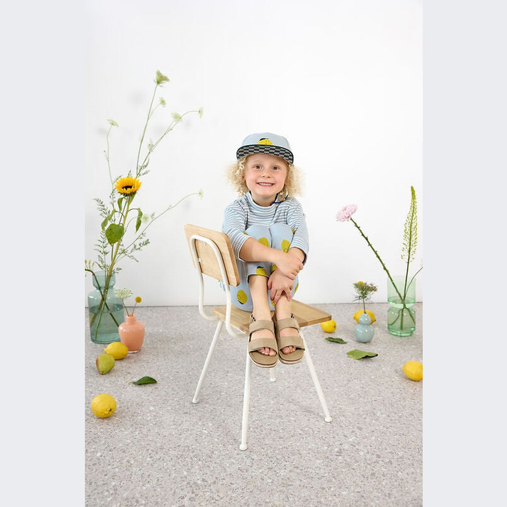 Lässig | Kids Skater Pet - Lemon Light Blue / Dark Green