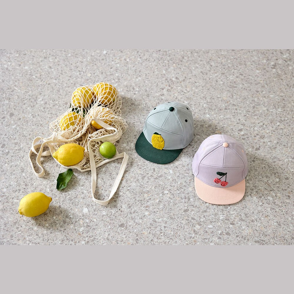 Lässig | Kids Skater Pet - Lemon Light Blue / Dark Green