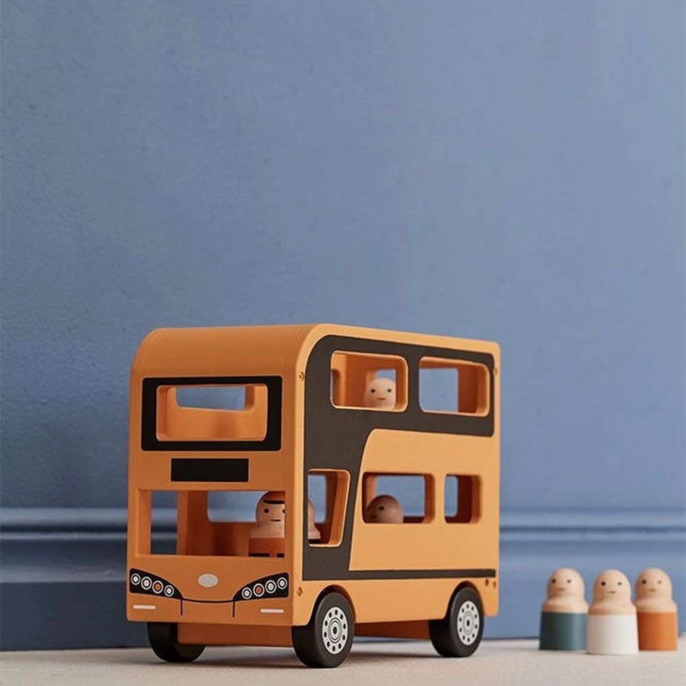 Kid's Concept Houten Bus Dubbeldekker