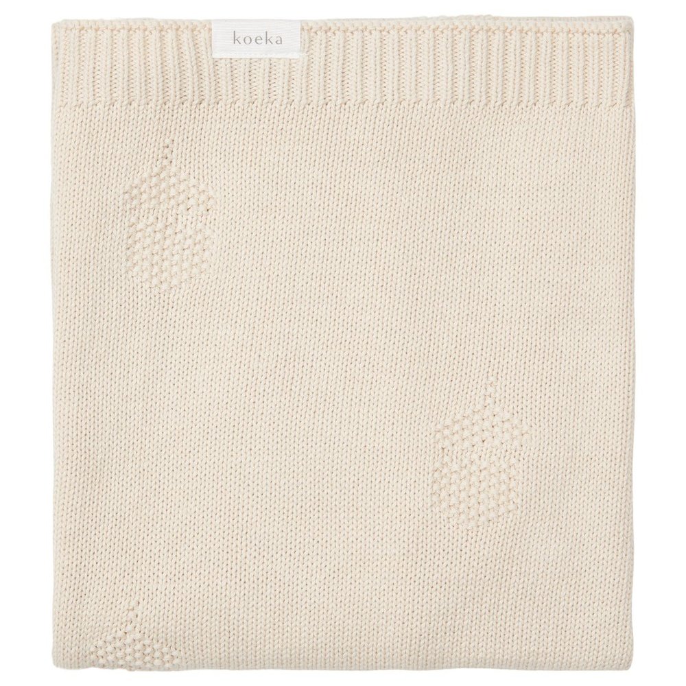 Koeka Wiegdeken Nuts - warm white