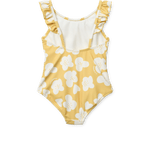 Liewood Kallie Maillot de bain imprimé pour enfants - Flower / Lemon Yellow
