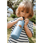 Liewood Falk Drinkfles 500 Ml - Tiger / Beach Blue