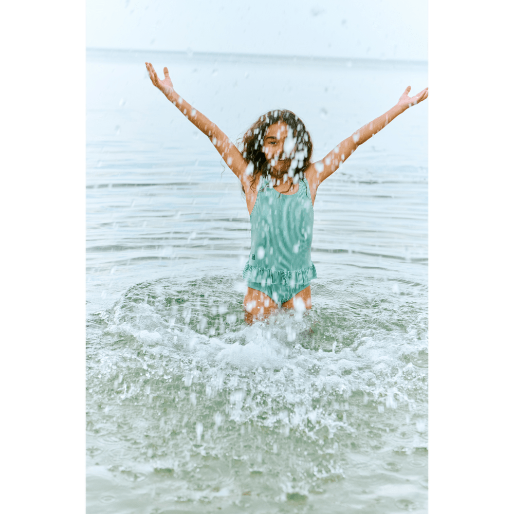 Liewood Amara Gestreept Badpak Voor Kinderen - Bright Garden / Creme De La Creme