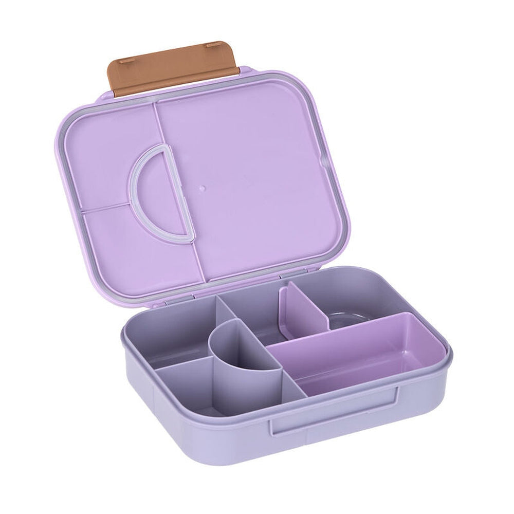 Lässig Lunchbox / Brooddoos Bento Little Gang - Heart Lilac