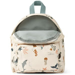 Liewood Kinderrugzakje Met Oortjes - Allan Backpack - Sea Creatures / Sandy