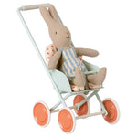 Maileg | Kinderwagen - Sky Blue - Baby Muis