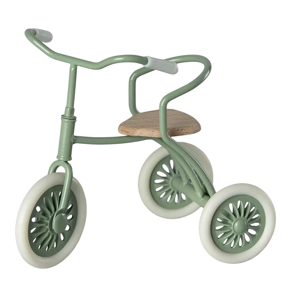 Maileg | Miniatuur Fiets / Tricycle - groen - Muis