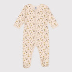 Petit Bateau | Babypyjama Met Geruwde Fleece - Bloemetjesprint