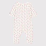 Fluwelen Babypyjama Met Hartjesprint