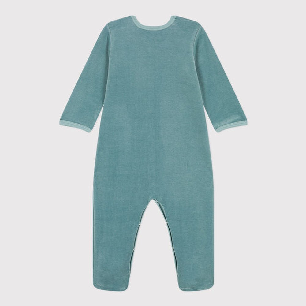 Petit Bateau | Pyjama en velours pour bébé avec imprimé ours