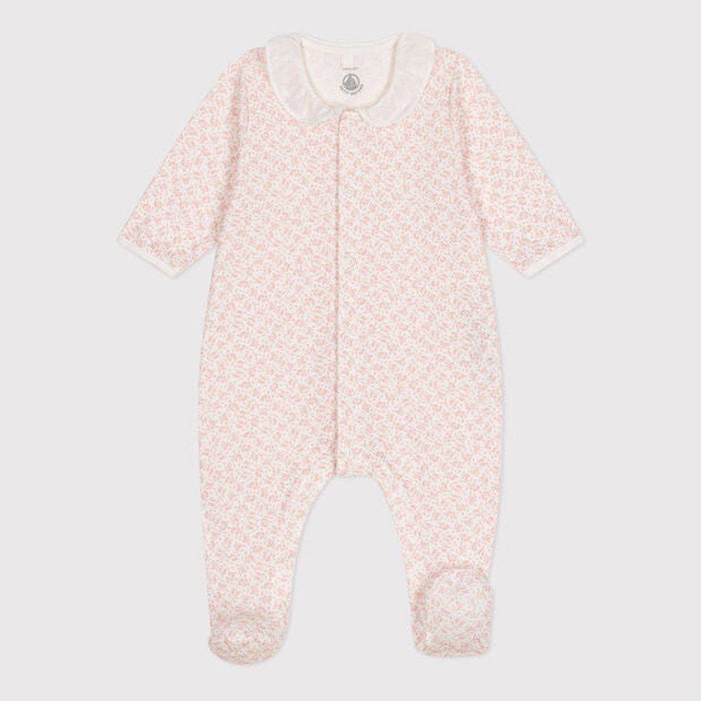 Katoenen Baby Pyjama met Bloemenprint