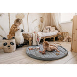 PLAY&GO SPEELKLEED 3IN1 - SOFT ORGANIC - DUSTY BLUE