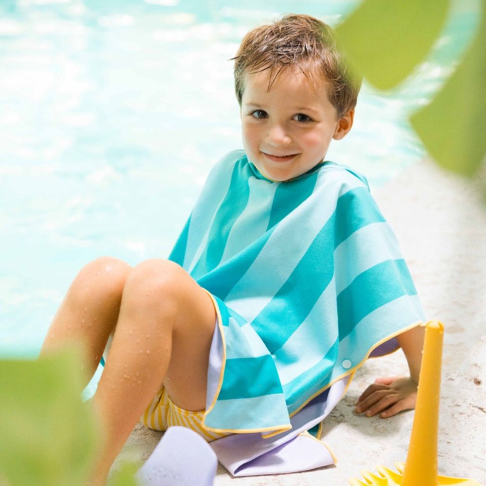 Quut - Poncho Hoodie - 60x60 - Lagoon