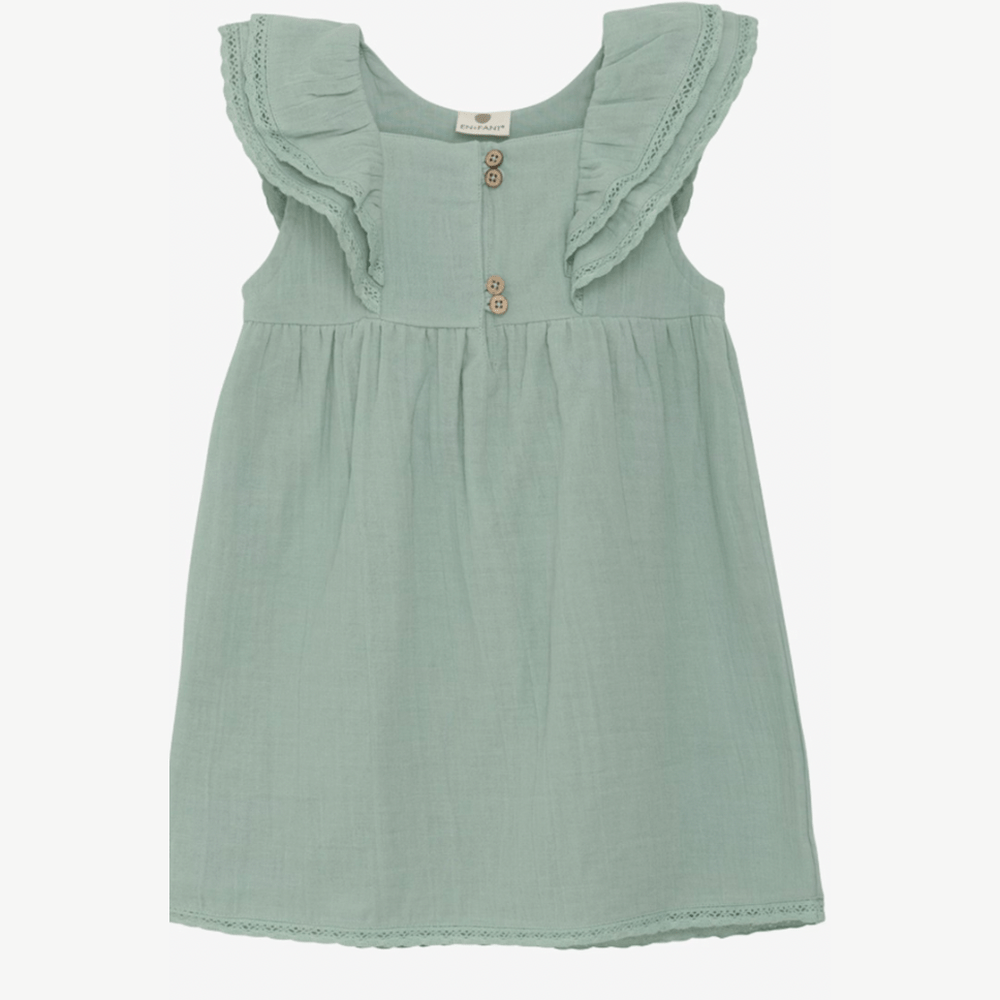 En fant Kids Jurk Groen