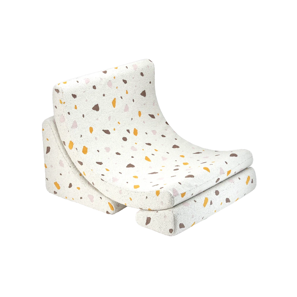 Wigiwama Ligzetel - Moon Chair - Terrazzo Marble