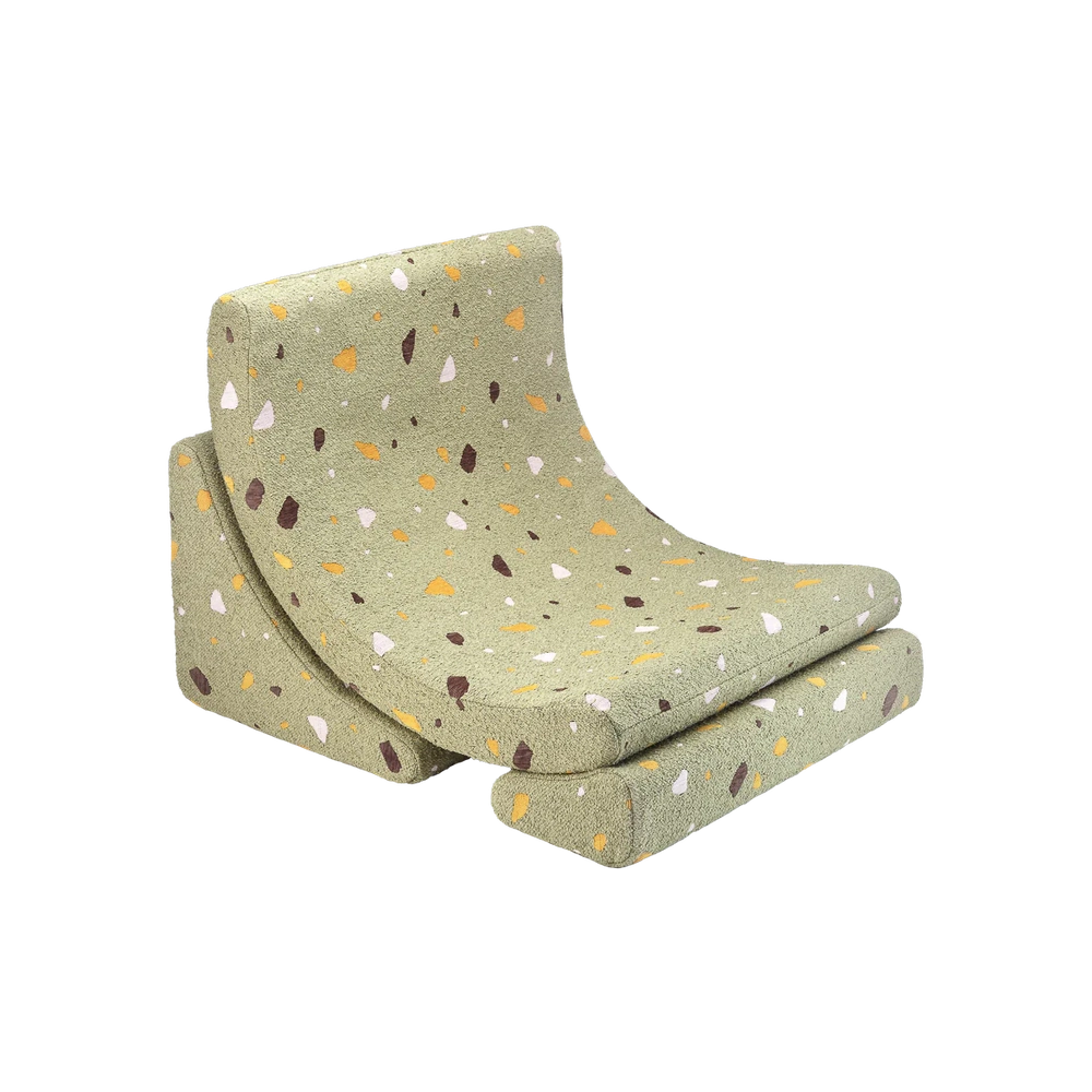 Wigiwama Ligzetel - Moon Chair - Terrazzo Moss