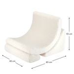 Wigiwama Ligzetel - Moon Chair - Cream White