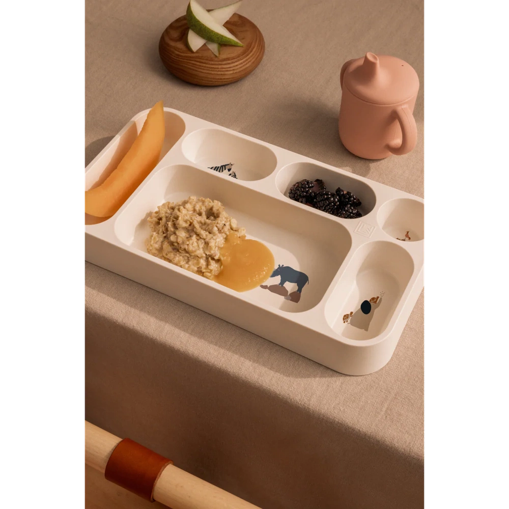 Liewood Bord Met Verdelingen / Mosu Divider Plate - All Together Sandy