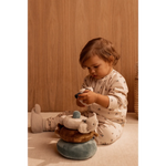 Liewood Beth Bear Plush Slipper - Mist