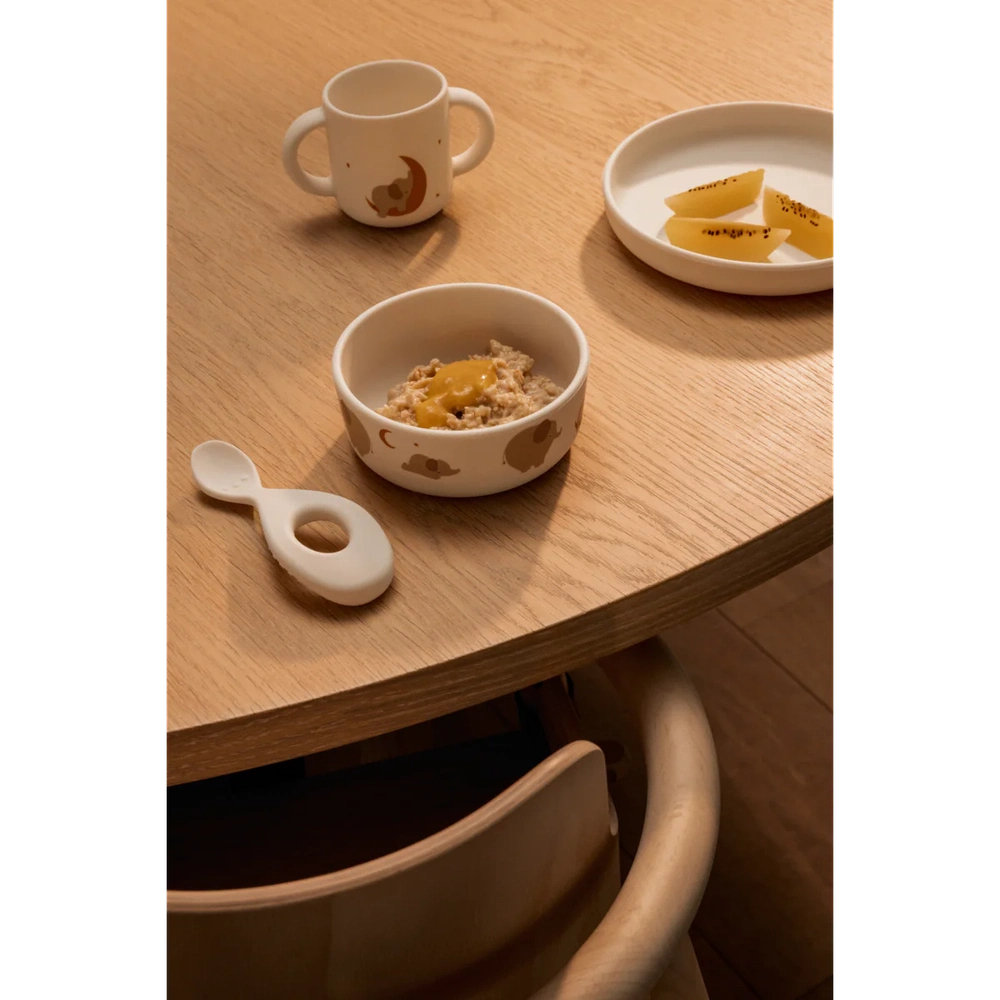 Liewood Eetset - Vivi Printed Tableware Set - Elephant / Creme de la creme
