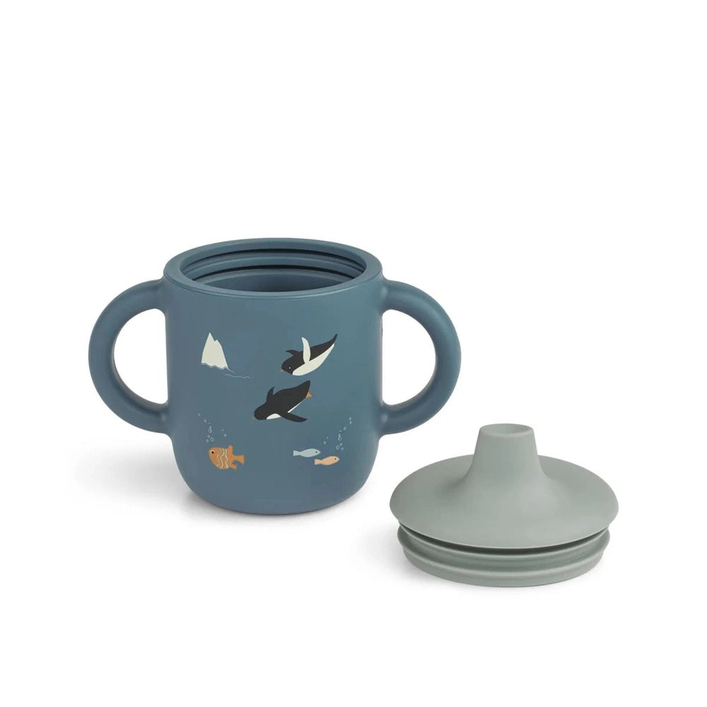 Liewood Neill Sippy Cup - Arctic Sea / Ocean view