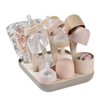 Béaba Flessendroogrek Clay – Modulair & Compact Afdruiprekje – Voor Zuigflessen, Spenen & Accessoires – Eco Design