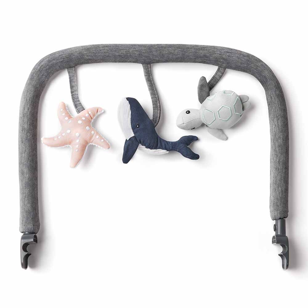 Ergobaby 3-in-1 Evolve Bouncer Speelboog - Ocean Wonders - Charcoal Grey