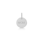 Lisberg Jewellery Ketting Hangertje - MOM Zilver