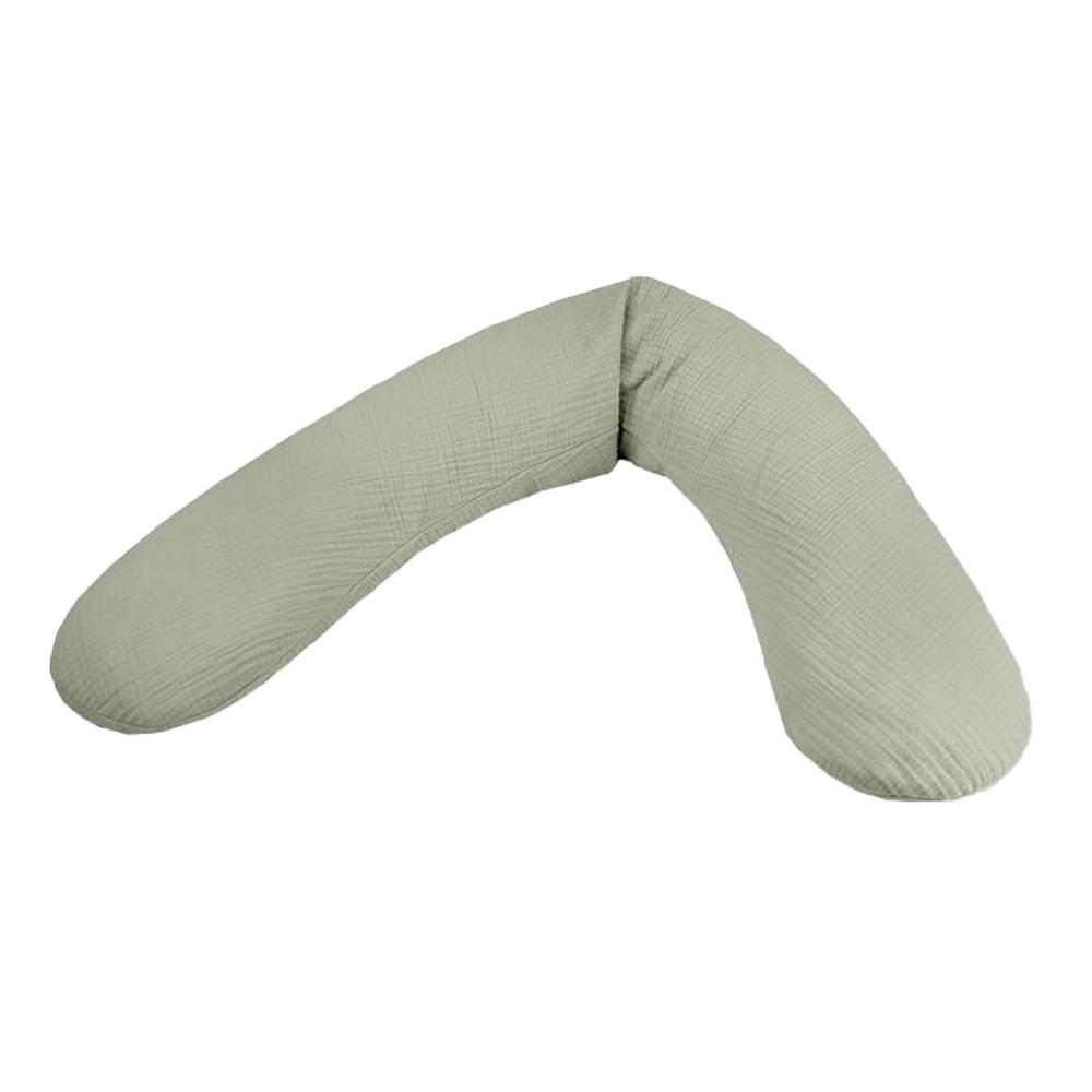 Theraline Coussin d’allaitement/coussin de grossesse - Original mousseline sauge