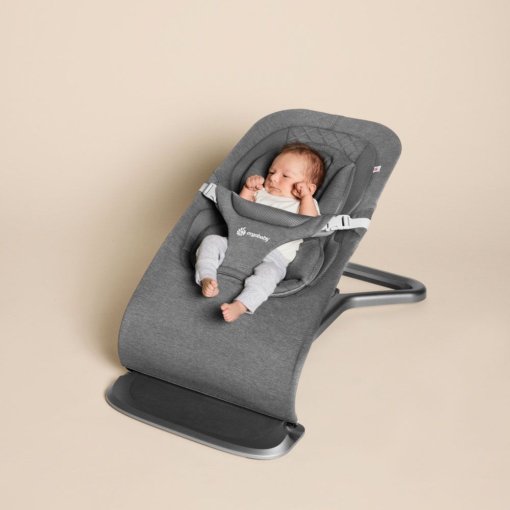 Ergobaby 3-in-1 Evolve Bouncer - Wipstoeltje Charcoal Grey