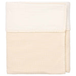 Koeka Wiegdeken Cotton Fleece Malaga Warm White - Wiegdekentje 75x100 cm