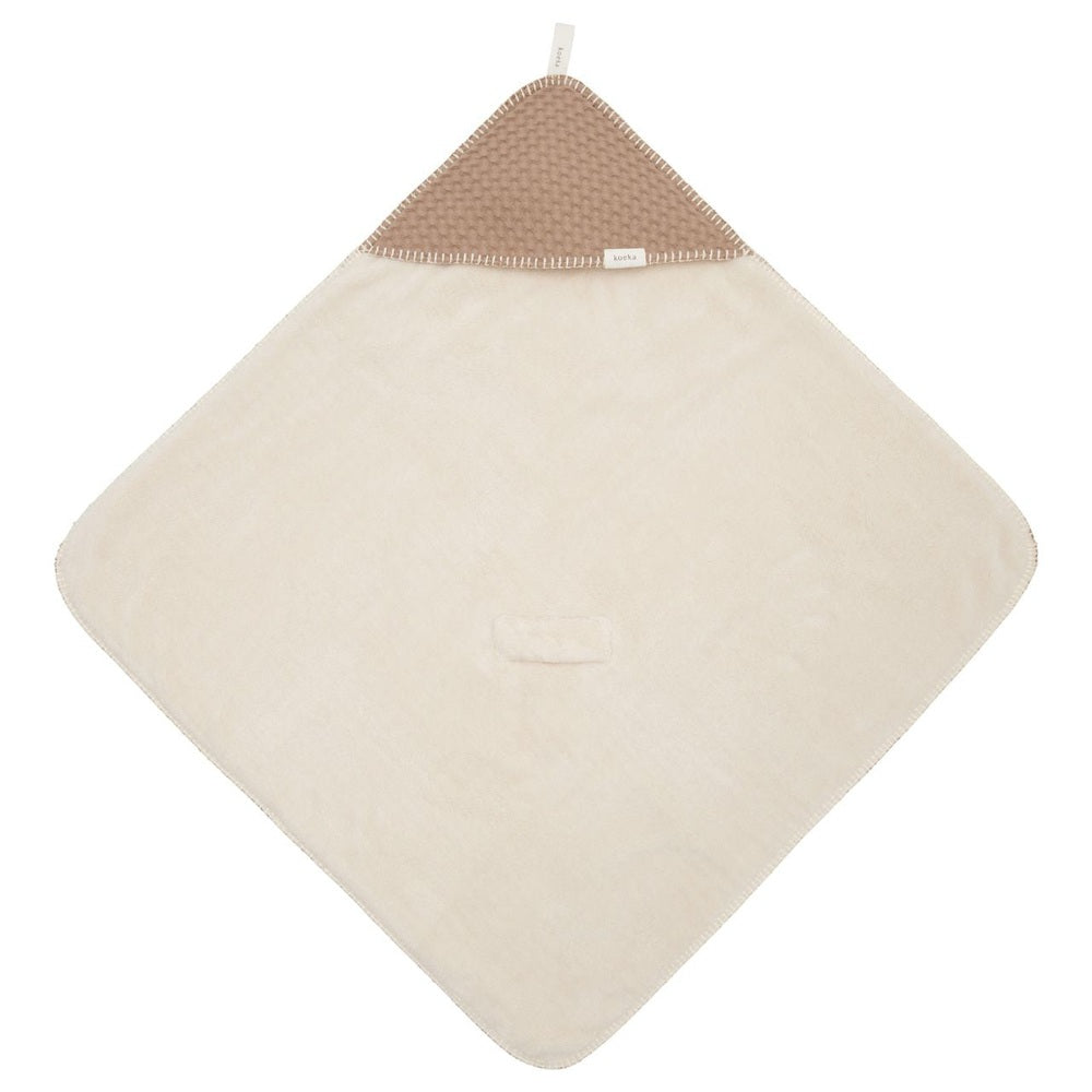 Koeka Omslagdoek Wafel/teddy Oslo caffe - 100x100cm