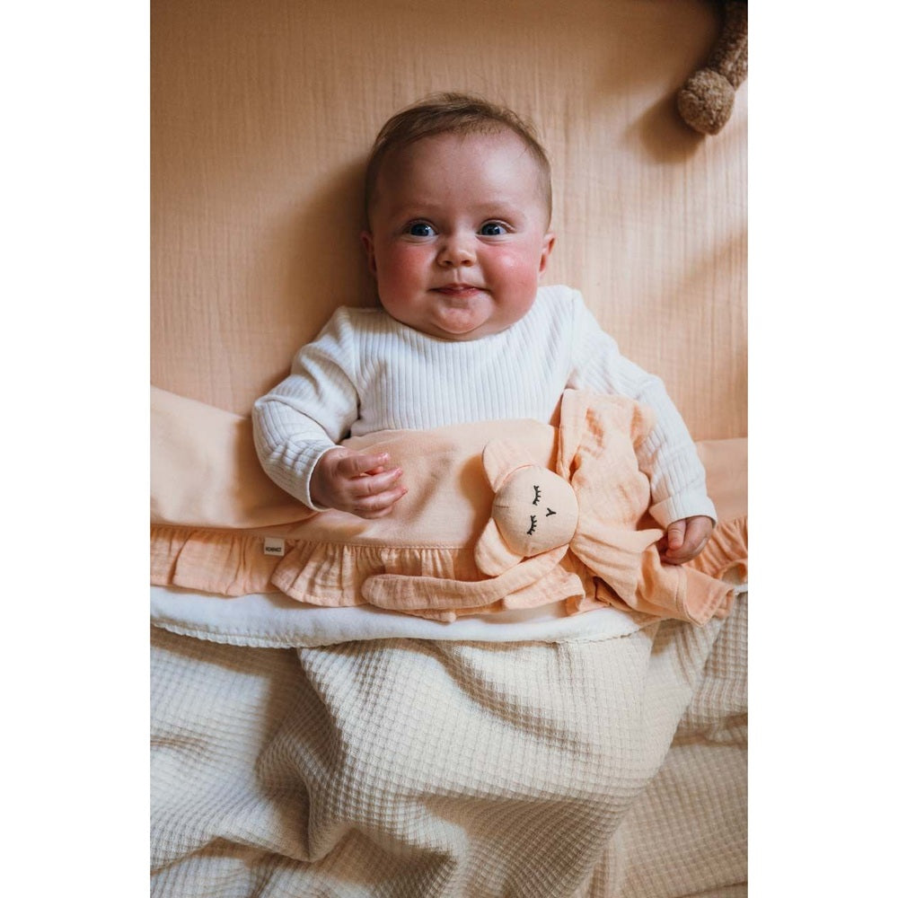 Koeka Wiegdeken Cotton Fleece Malaga Warm White - Wiegdekentje 75x100 cm