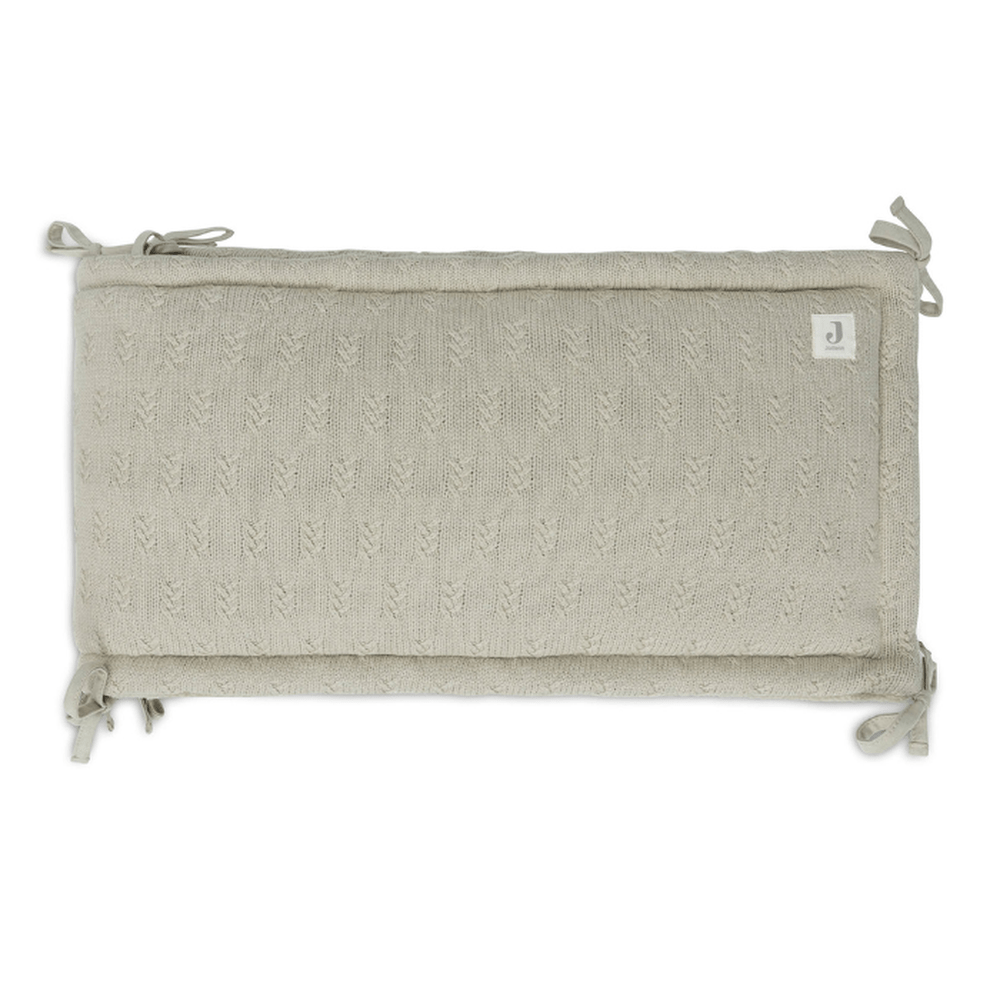 Jollein Parkomrander / Boxomrander / Bedomrander 180x30 Cm - Grain Knit Olive Green