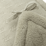 Jollein Parkomrander / Boxomrander / Bedomrander 180x30 Cm - Grain Knit Olive Green