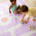 Quut - Speelhanddoek XL - 180x180cm - On The Road Lavender