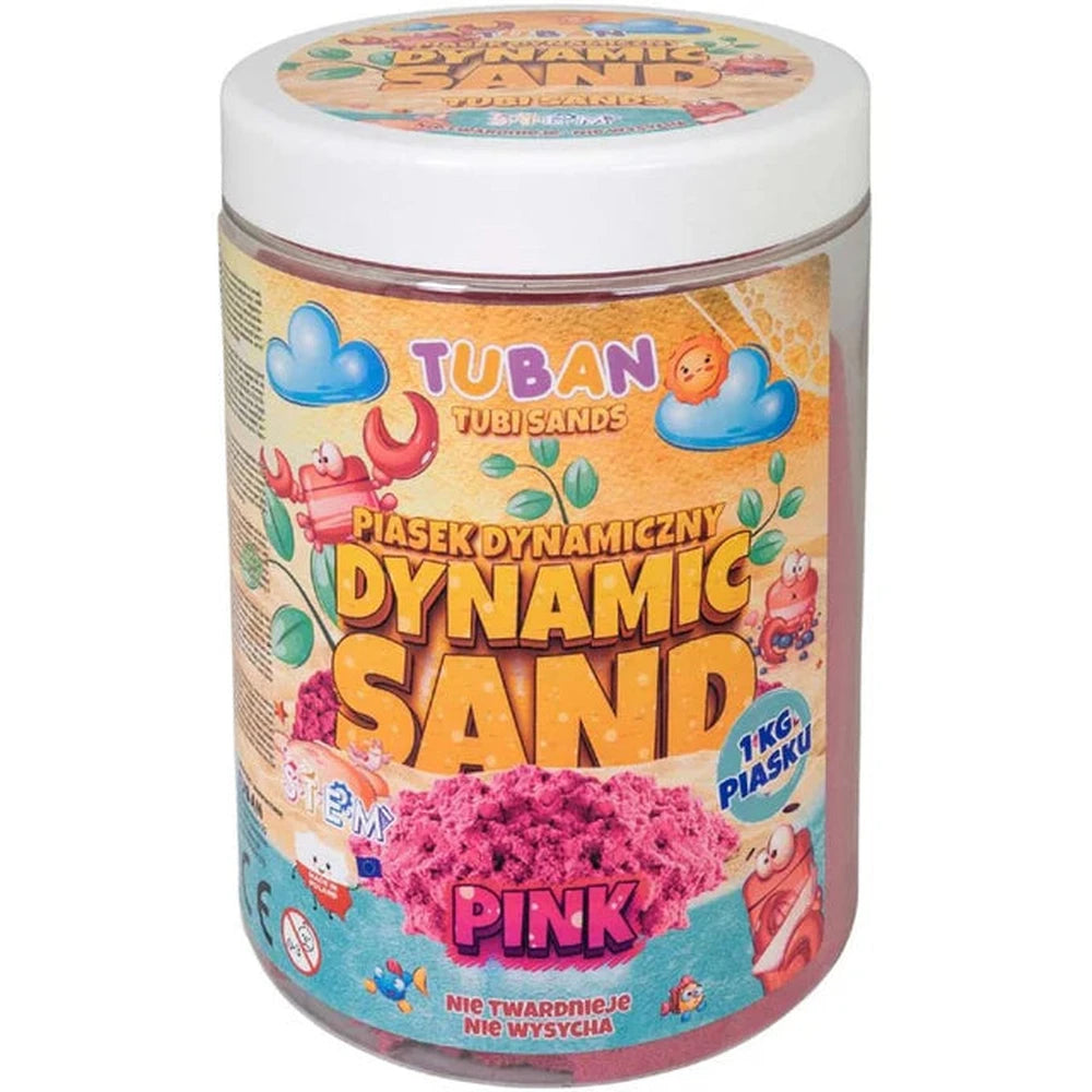 Tuban Dynamic Sand Kinetisch Zand - Roze 1 kg