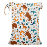 Happy Bear Wetbag/Luiertas - Forest Animals