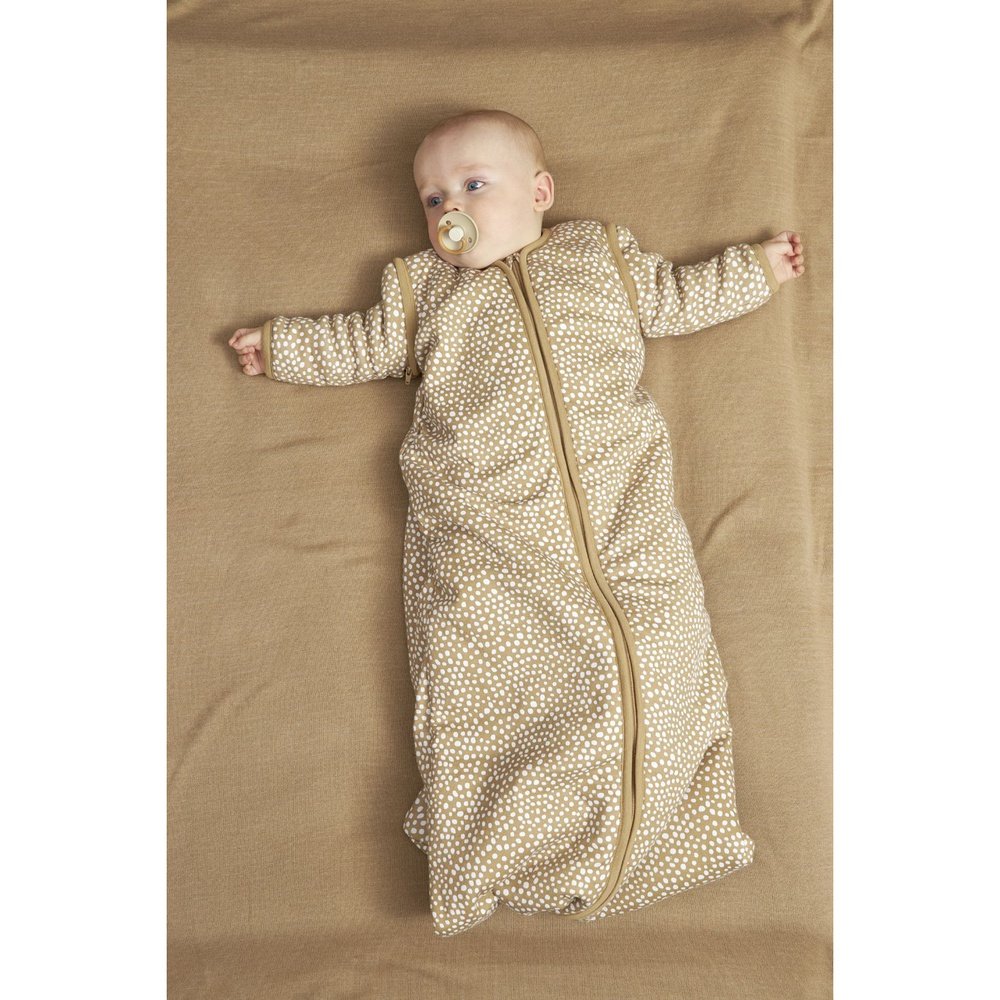 Pyjama en coton bio Rabbit sandshell (naissance : 50 cm)