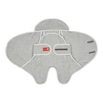 BABYNOMADE ENKELVOUDIG FLEECE GREY/STELLA 0-6 M