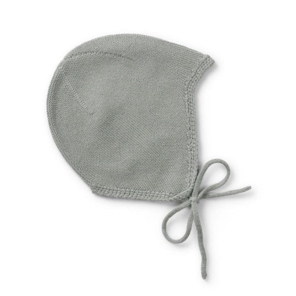 Babymuts met wol Mineral Green Babymatters