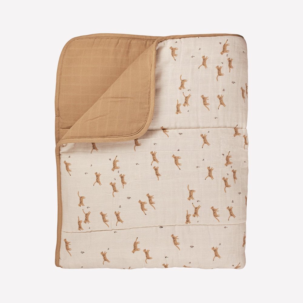 QUILTED DEKEN SAVANNAH PRINT