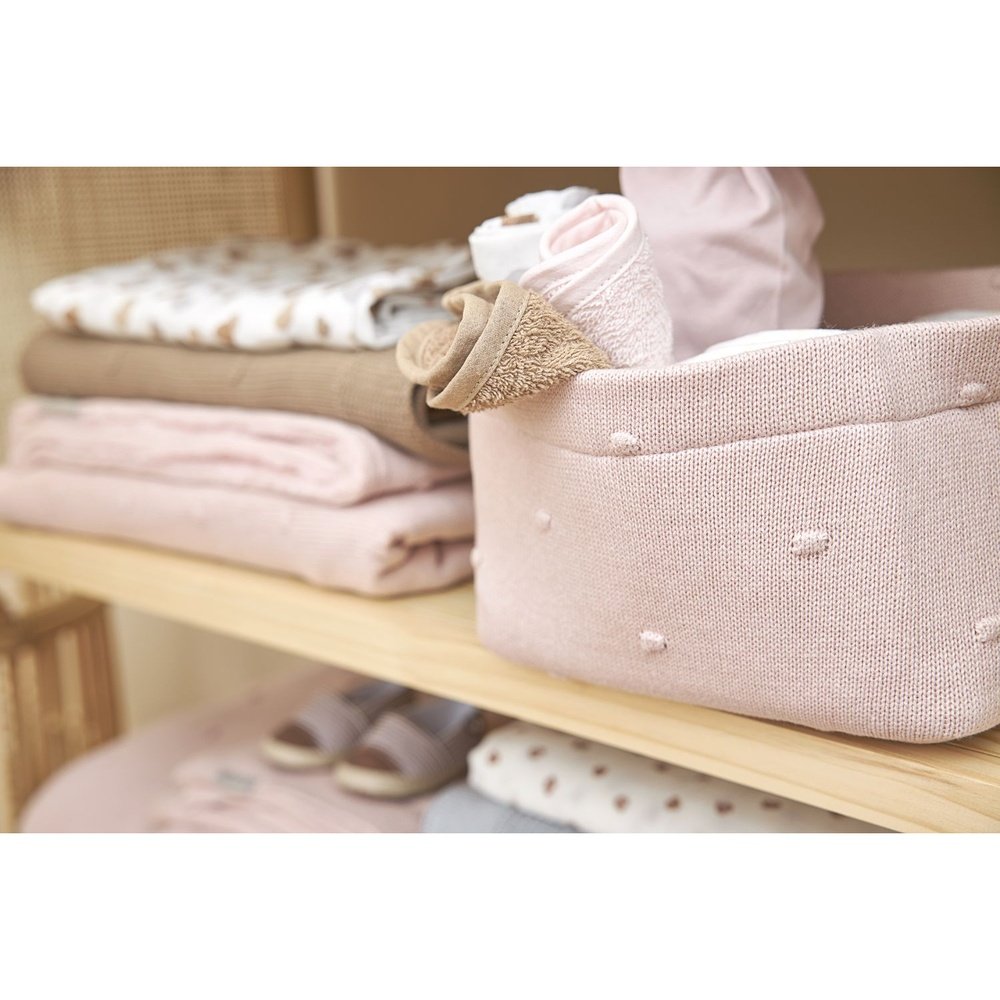 COMMODEMANDJE SMALL MINI KNOTS SOFT PINK