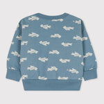 SWEATER IN KATOEN MET PRINT VOGELTJES