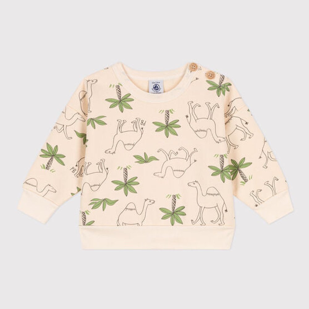 SWEATSHIRT IN MOLTON VOOR BABY'S